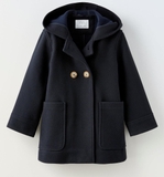 ÁO DẠ CÓ MŨ ZARA SIZE 13-14 8491/702