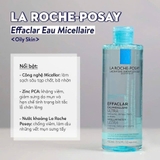 TẨY TRANG LAROCHE EFFACLAR EAU MICELLAR 400ML DATE T12/2026