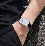 DANIEL WELLINGTON DÂY ĐEN MẶT TRẮNG DW00100450