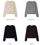 CARDIGAN WHOAU LEN STEVE HIGH GAUGE WOOL CABLE WHCKF4801F