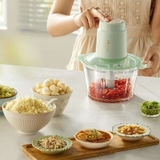 MÁY XAY THỊT BEAR 2L MÀU XANH