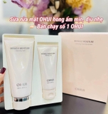 SET SỮA RỬA MẶT OHUI HỒNG 200ML + 100ML
