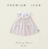 VÁY PREMIUM ICON KẺ HỒNG K4124898