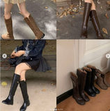 BOOTS HÀN ĐAI KHUY CÓ KHÓA 3 MÀU H3014