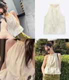 ÁO YẾM BE DÂY RÚT ZARA 7385/007