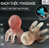 SET LƯỢC NHỰA SÁP ONG MASSAGE 8 MÓN