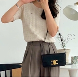 ÁO LEN CỘC TAY TOMMY NHIỀU MÀU 76J5411