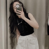 ÁO BA LỖ ZARA ĐEN 3519/030 SIZE S