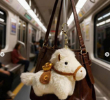 CHARM NGỰA ĐEO TÚI 3 MÀU