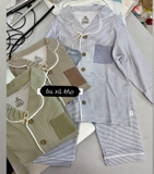 BỘ PIJAMA KIDS KẺ NGANG BUBABY BSR1102PJ