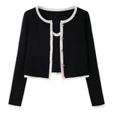 SET ÁO 2 DÂY KÈM  CARDIGAN CACHE