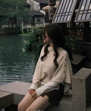ÁO CHOÀNG DỆT KIM LACHAPELLE 4 MÀU FREESIZE LA5009A631