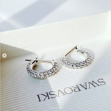 KHUYÊN TAI SWAROVSKI DEXTERA HOOP EARRINGS PAVÉ 5446004
