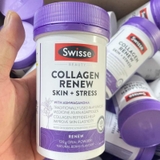 BỘT COLLAGEN RENEW SWISSE SKIN + STREES 120G