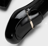 GIÀY CNK TRƯNG BÀY ĐEN LOGO VÀNG SIZE 36 60280415