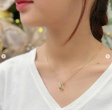 DÂY CHUYỀN SWA TWIST ROSE GOLD