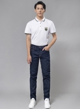 QUẦN JEAN XANH ĐEN TRƠN SLIM FIT