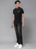 QUẦN JEAN ĐEN MÀI XƯỚC SLIM FIT