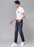 Quần jean slim fit xanh đen ánh tím