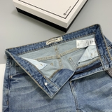 Quần Jean nam slim fit xanh mài