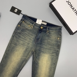 QUẦN JEAN XANH WASH BỤI FORM SLIM FIT