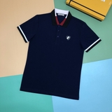 Áo Polo Xanh Navy cổ phối 3 màu