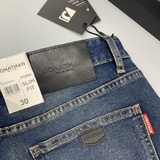 QUẦN JEAN XANH ĐẬM MÀI SLIM FIT