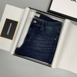 Quần jeans xanh mài straight