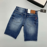 QUẦN SHORT JEAN NAM XANH NHẠT XƯỚC SLIM FIT