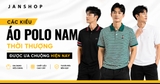 CÁC KIỂU ÁO POLO NAM THỜI THƯỢNG
