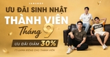 ƯU ĐÃI MỪNG SINH NHẬT THÀNH VIÊN THÁNG 9
