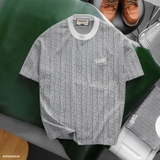 Áo Thun Fapas Boxy Jacquard