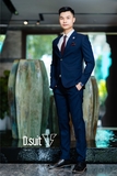 AV101 - Vest Xanh ánh Tím