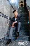 AV402.NEW - Vest Xám Kẻ Ô Đen Trắng