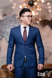 AV102 Vest Xanh Kẻ Ô