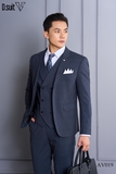 AV019 - Vest TÍM THAN ĐẬM