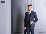 AV019 - Vest TÍM THAN ĐẬM