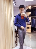 SM905 Sơ mi xanh tím than