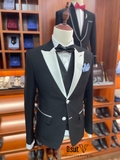 Tuxedo Đen - Cổ Trắng