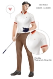 Áo Polo Trắng Thiết Kế Limited Cao Cấp – PLT03: Bền, Mềm Nhẹ, Thoáng Mát, Chống Nhăn
