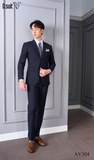 AV303 Vest nam xanh đen cao cấp