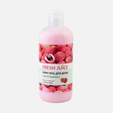 Sữa tắm dưỡng da Fresh Juice Phúc bồn tử và Lệ chi 500ml