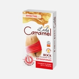 Miếng dán tẩy lông Lady Caramel hương Strawberry - Hộp 16 miếng