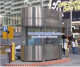 Cabin bảo vệ Inox kính cong cao cấp 2 đầu BDI-1525LĐH (Mẫu to lắp điều hoà)