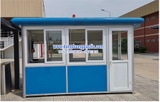 Bốt gác bảo vệ khung thép bo tròn 4 góc cao cấp BOD-01BT