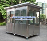 Cabin nhà bảo vệ inox BDI-11 (Mái bo tròn)