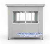Bốt gác bảo vệ khung thép ốp Alu BOD-2025A