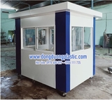 Bốt gác bảo vệ khung thép ốp Alu BOD-02C