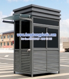 Cabin bốt gác bảo vệ khung thép mái vuông 3 tầng BOD-1215V