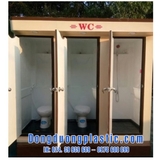 Nhà Vệ Sinh Di Động Ba Buồng Composite DVS-05